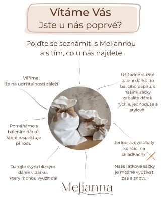 Vítáme Vás na našem profilu. 🫶🏼 Pojďte se seznámit s Meliannou a s tím, co přináší. 🌿 #latkovesacky #ekologickeobaly...